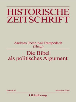 cover image of Die Bibel als politisches Argument